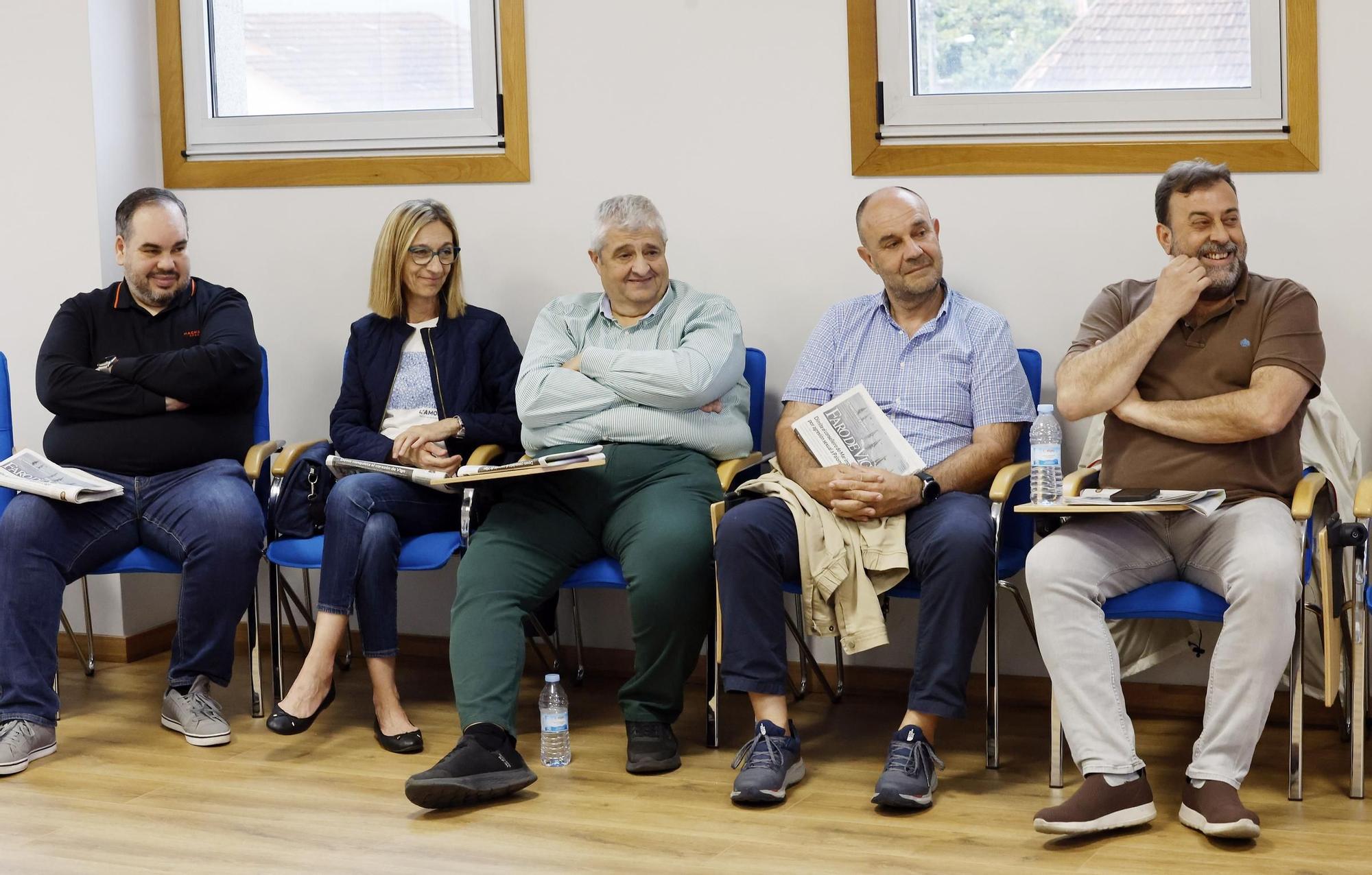 Encuentro de exjugadores y capitanes del Celta con suscriptores de FARO