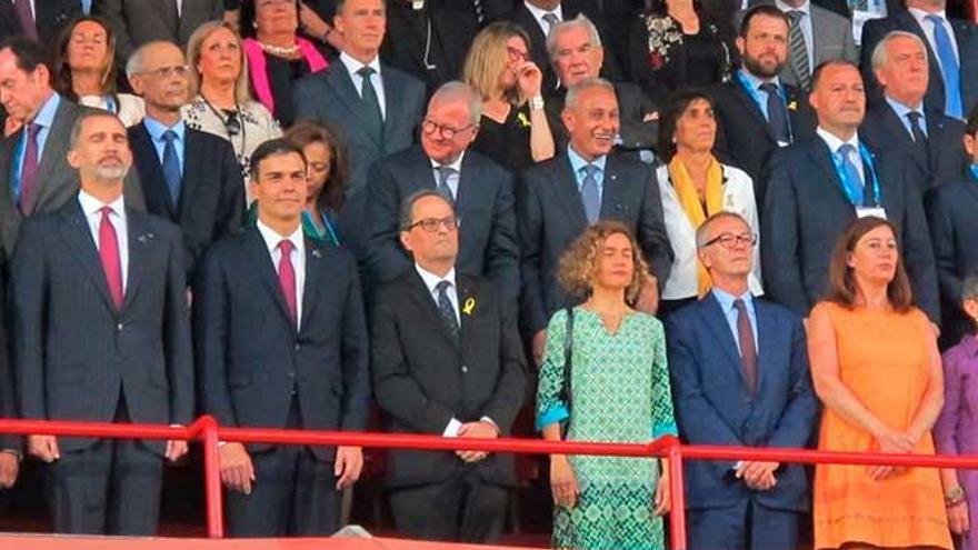 Francina Armengol, testigo de la tensión entre Quim Torra y Felipe VI