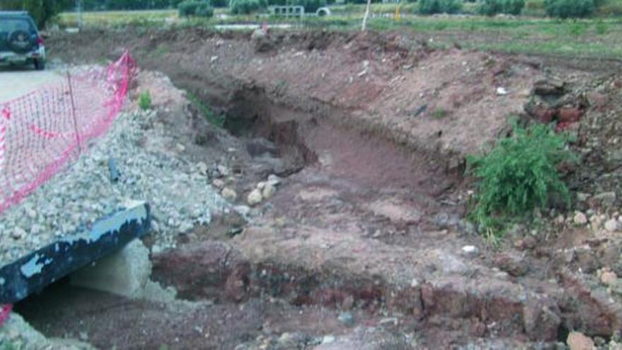 Imagen de la zona por donde quieren encauzar el agua.
