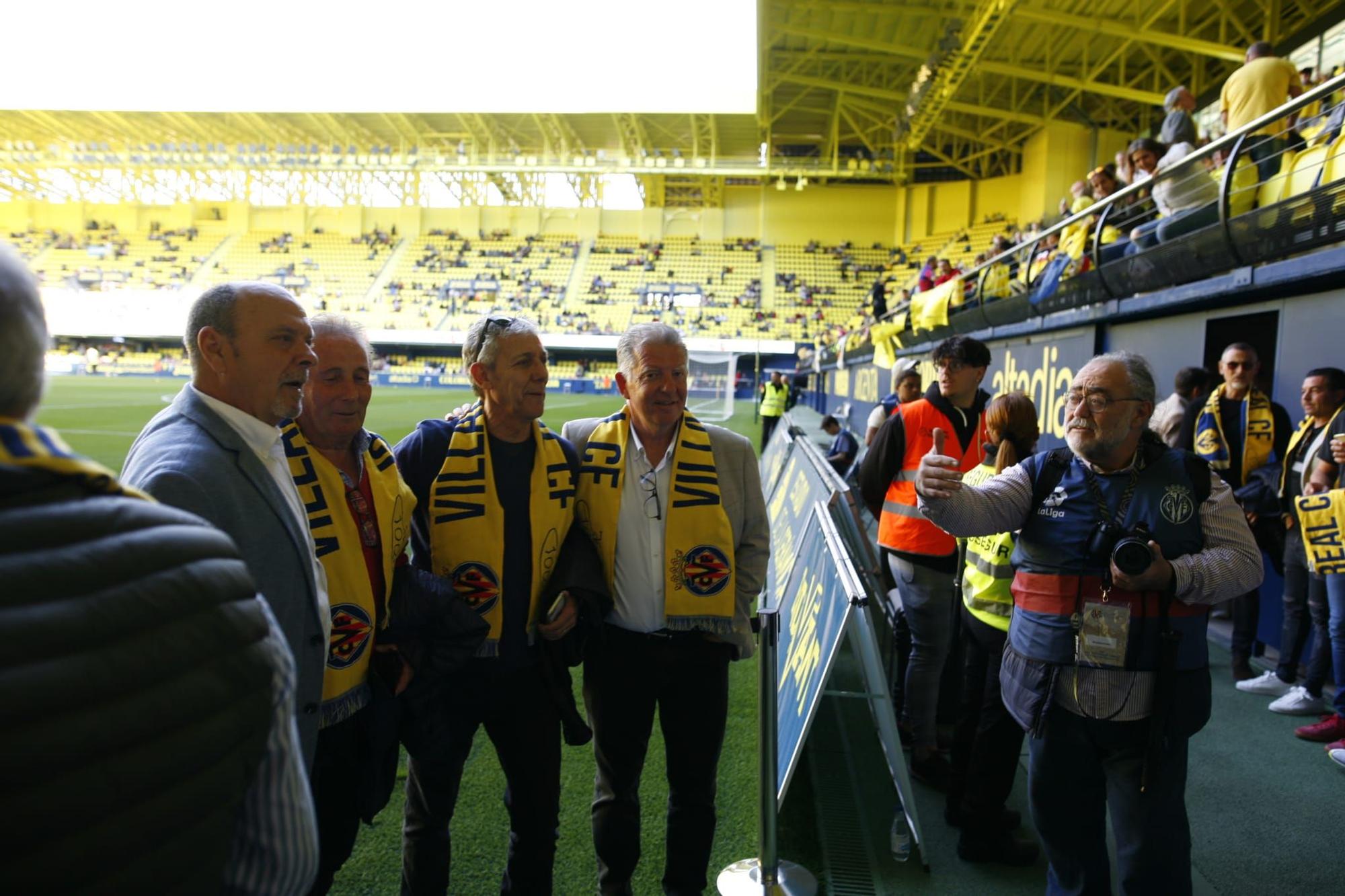 Ambiente previo al partido de leyendas del Villarreal CF en imágenes