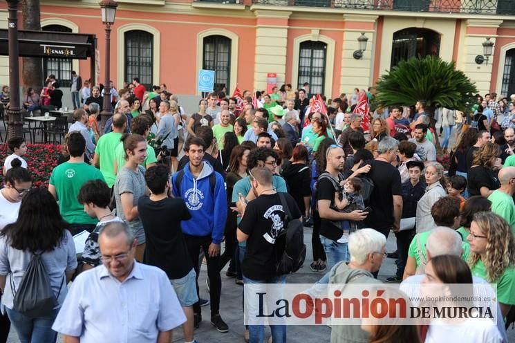 Manifestación contra la LOMCE en Murcia