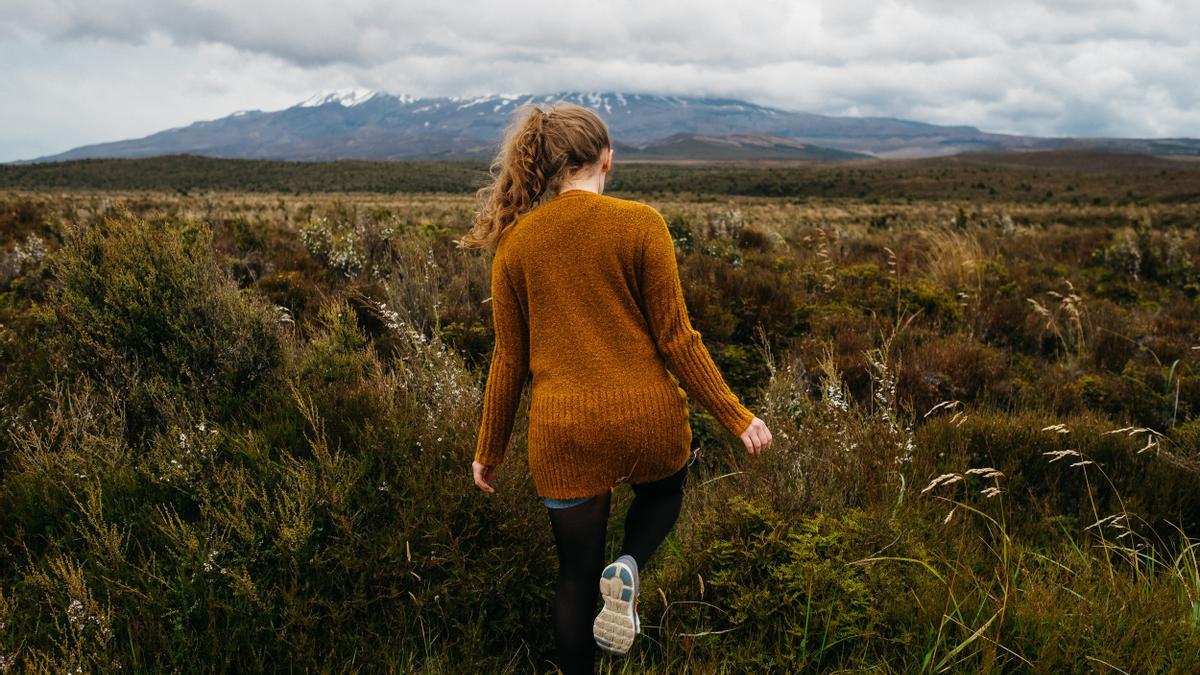 Mujer caminando