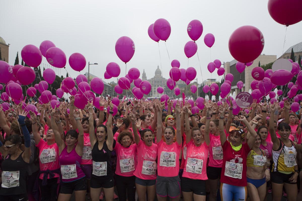 La Carrera de la Mujer a recauda 130.000 euros contra el cáncer de mama en Barcelona.