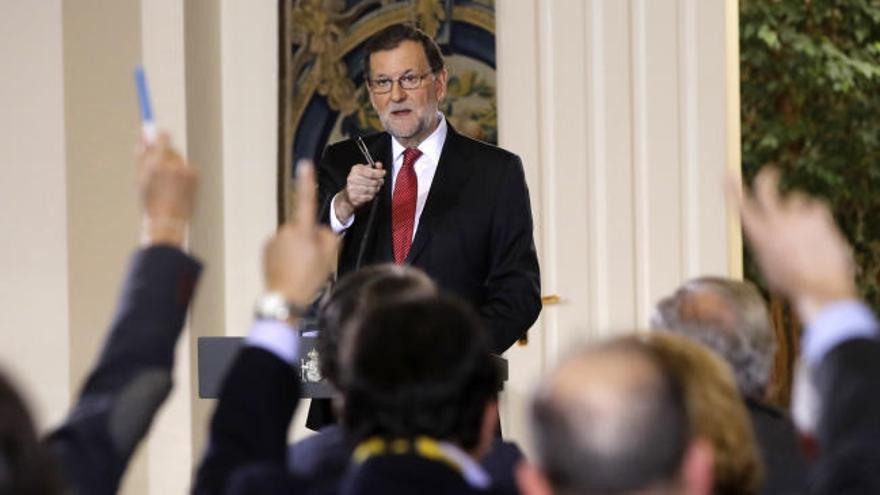 Rajoy: "El año de los sobresaltos políticos"