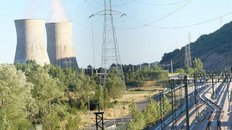 La zona de conexión del tramo León-La Robla con la variante ferroviaria de Pajares.