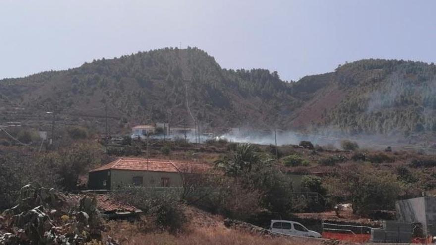 Un conato en Garafía alerta de nuevo al noroeste de La Palma