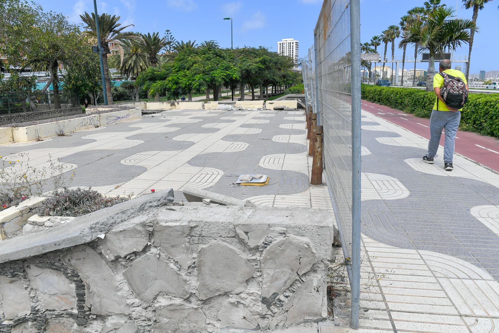 Cuarto de servicio en ruinas en el Parque Romano