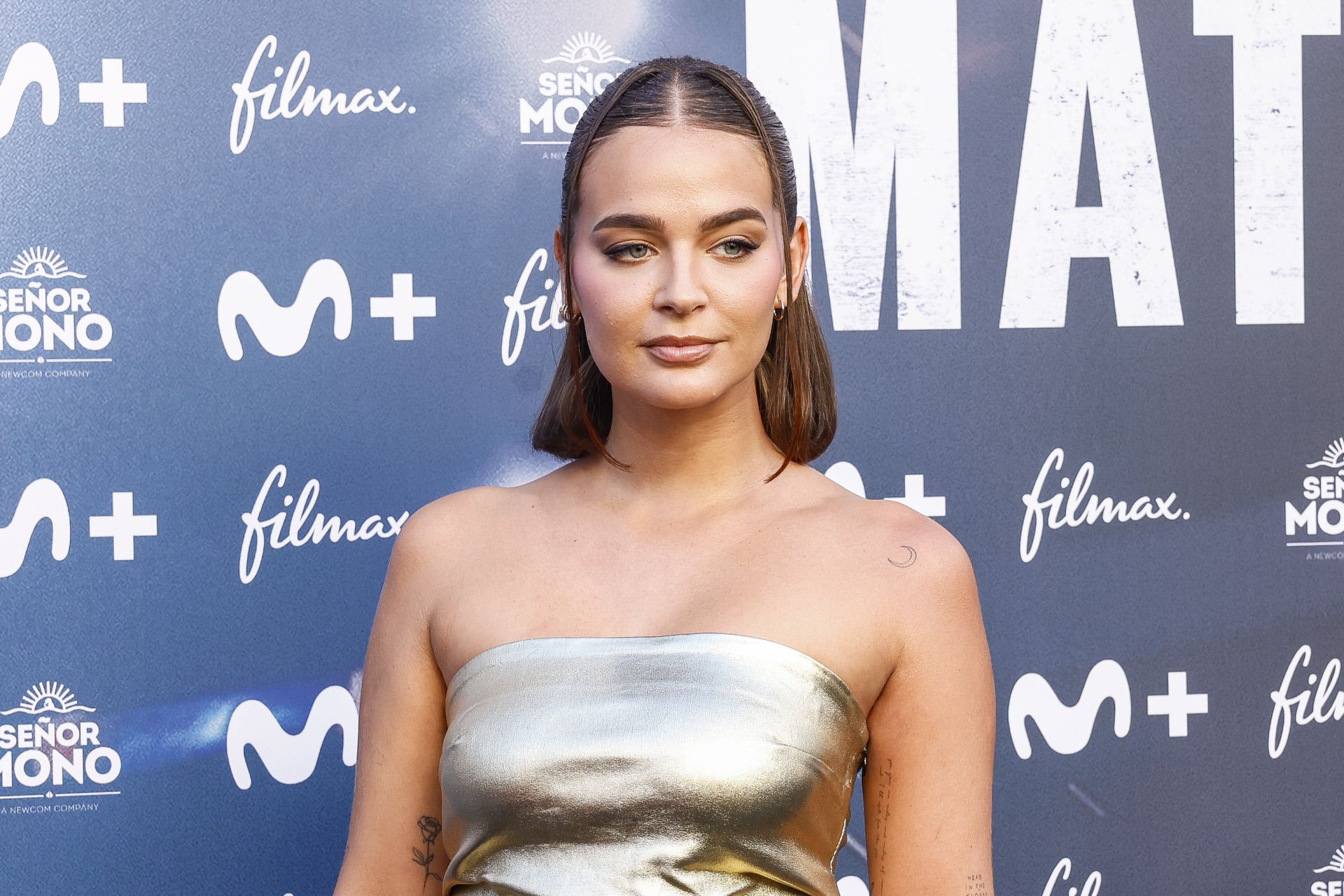 Laura Escanes en la première de una película