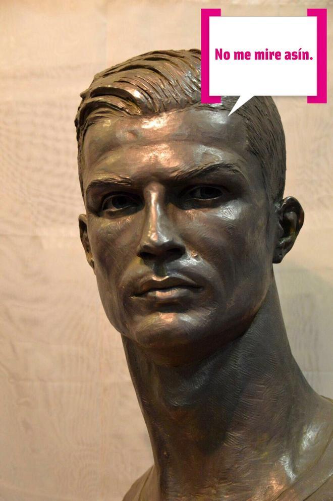 El nuevo busto de Cristiano Ronaldo