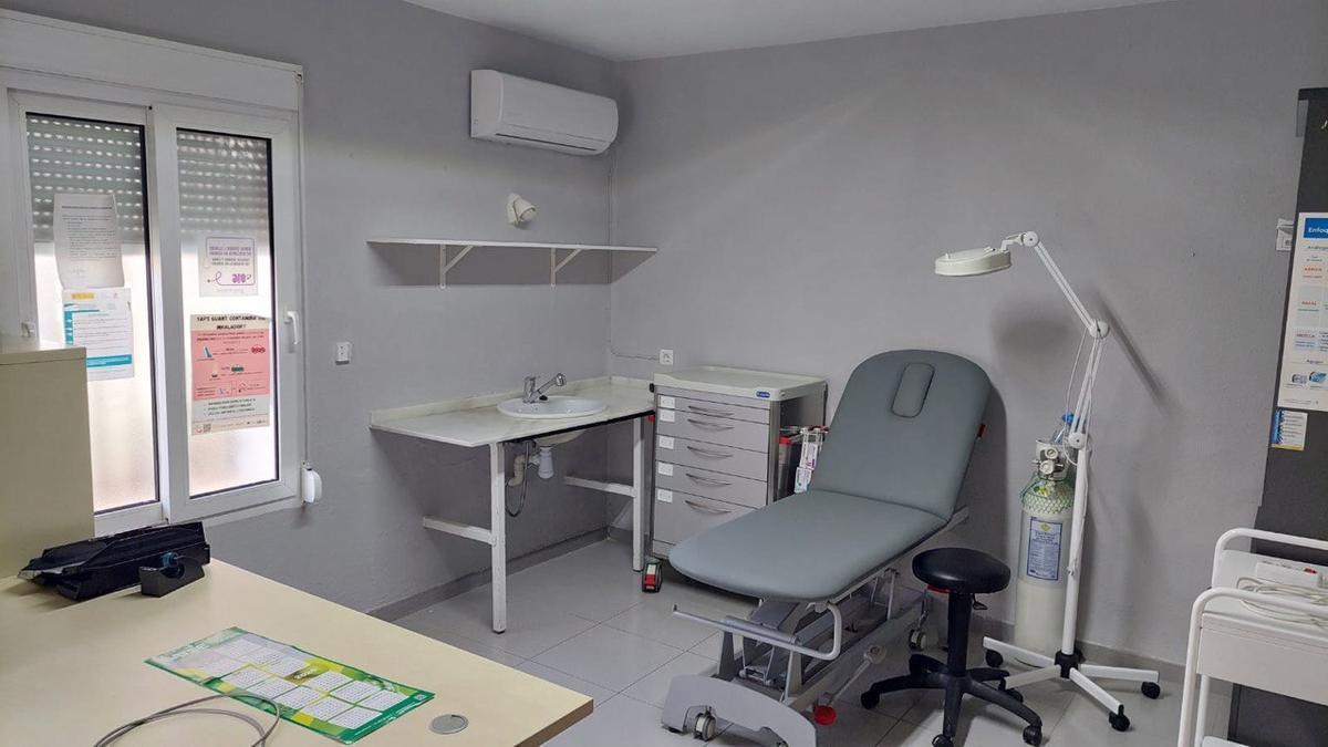 Instalaciones del consultorio médico de l'Énova.
