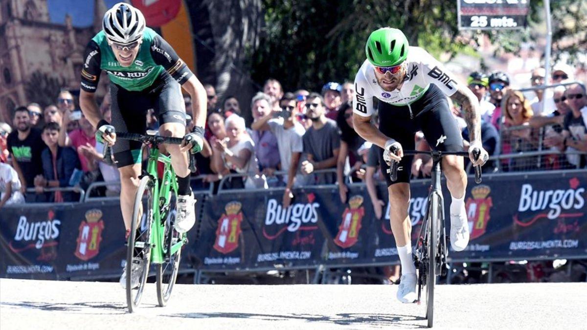 Llegada al Sprint en esta Vuelta a Burgos