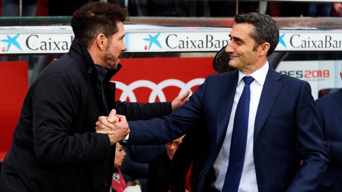 Simeone y Valverde se enfrentarán por decimocuarta vez