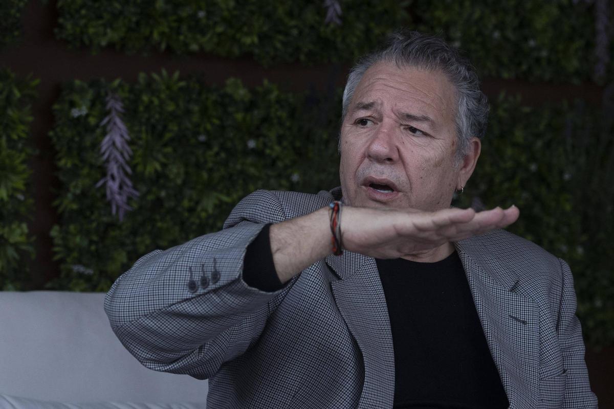 Carlos Goñi, durante una entrevista.