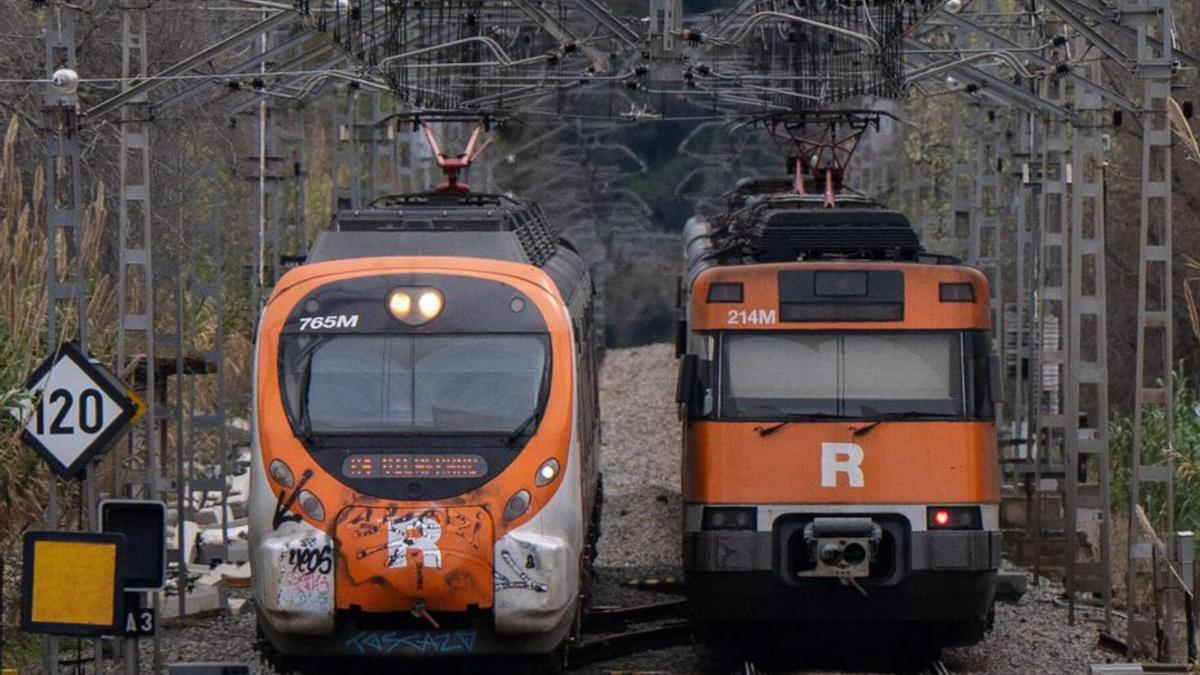 Dos trens de Rodalies. | ZOWY VOETEN