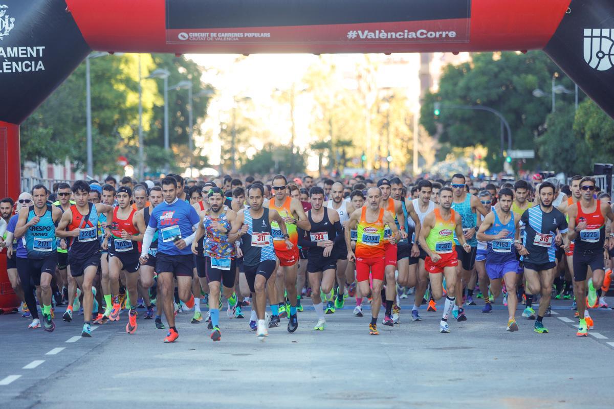 Salida de la Carrera por la Seguridad Vial