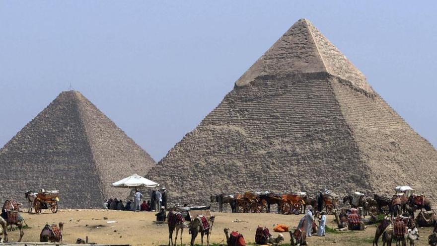 La Gran Pirámide de Giza.