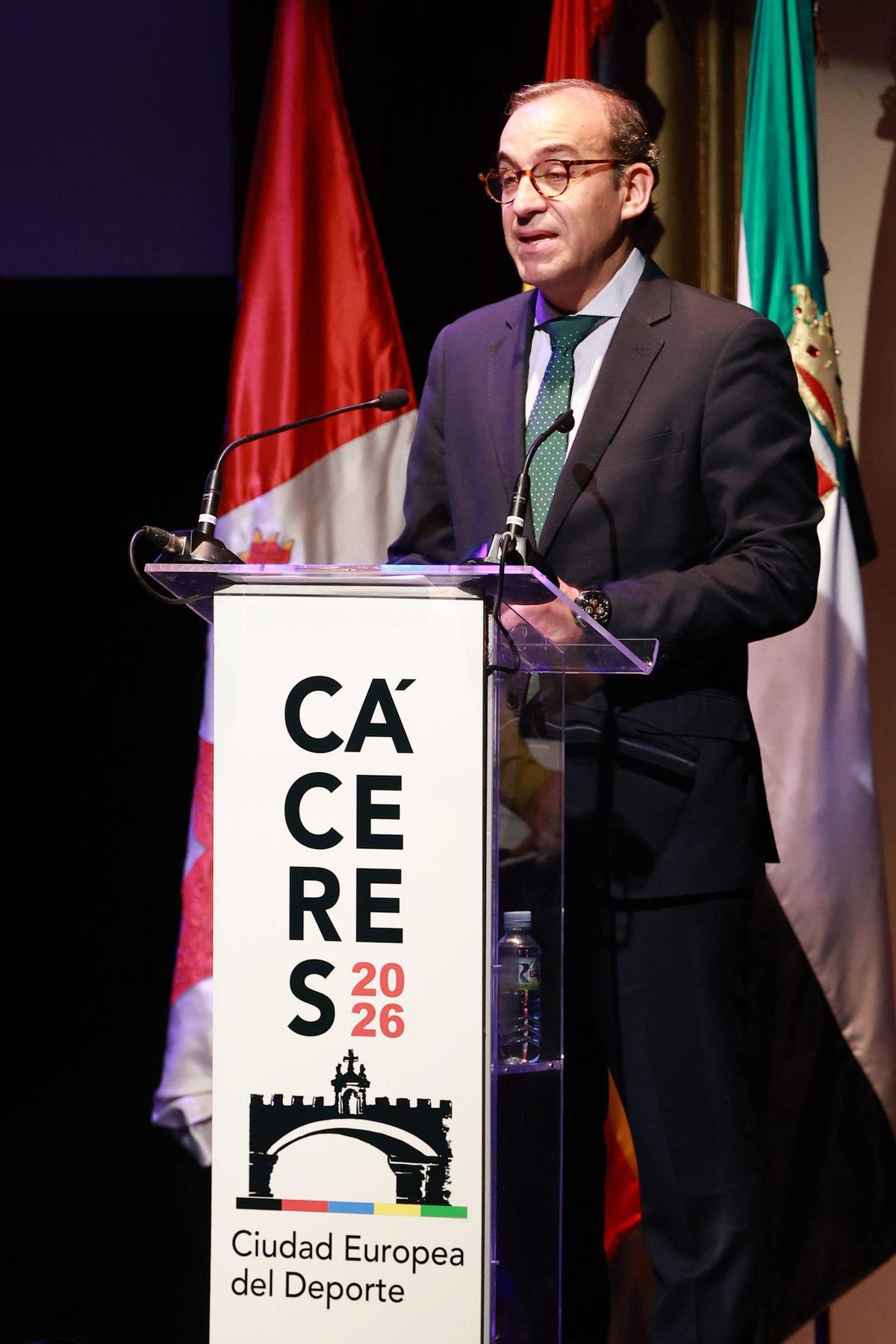 Así ha sido la gala inaugural de Cáceres como Ciudad Europea del Deporte en la sala Capitol