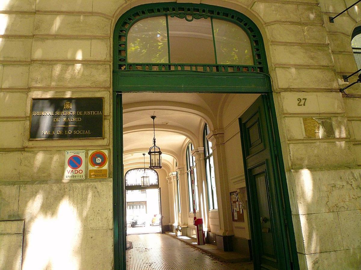 Imagen del Tribunal Superior de Justicia de Madrid.