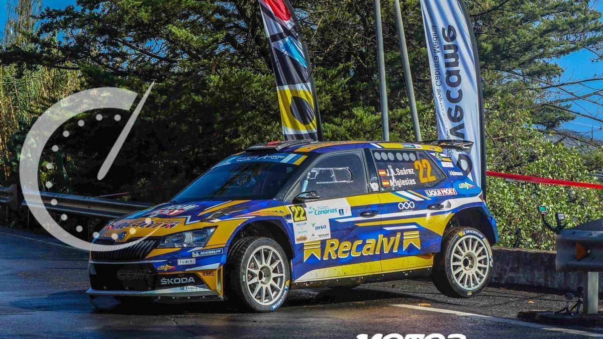 Cohete durante el rally Islas Canarias