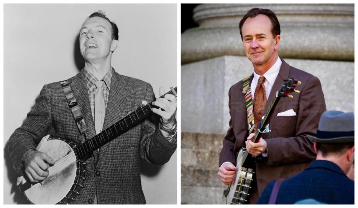 Edward Norton hace de Pete Seeger.