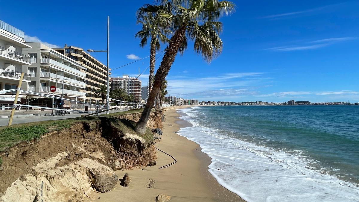 Els efectes del temporal a Torre Valentina