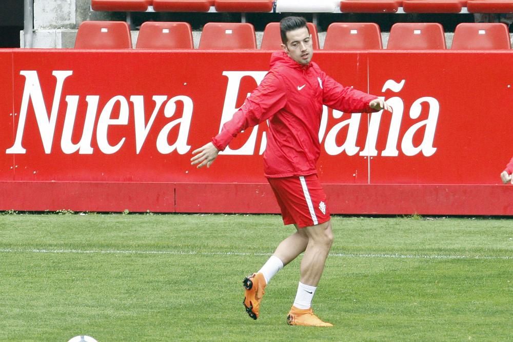 Entrenamiento del Sporting