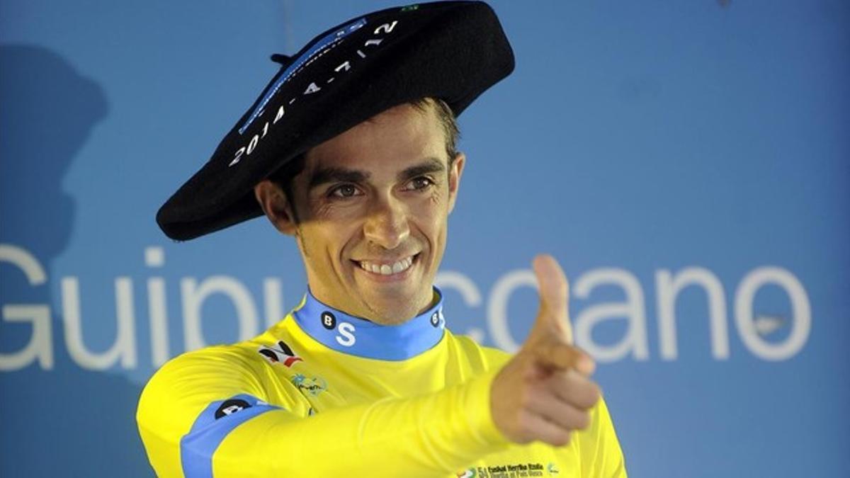 Contador, en el País Vasco