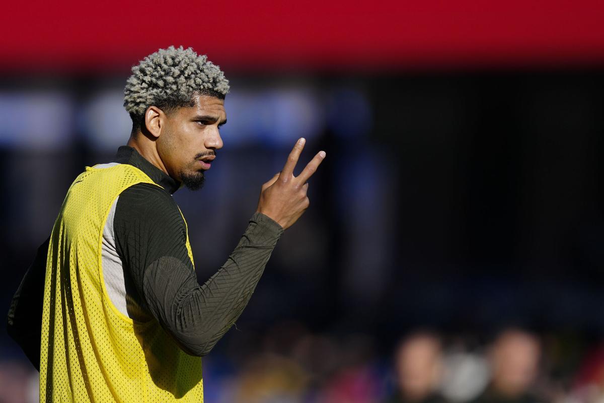 El central uruguayo Ronald Araujo, en foto de archivo