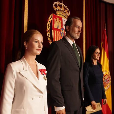 Analizamos con detalle la nueva figura de cera de la princesa Leonor en Madrid