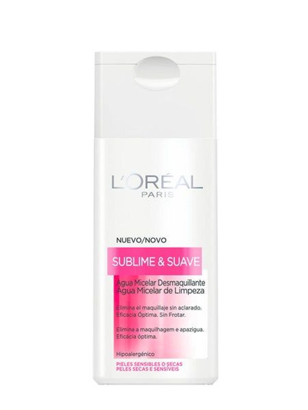 Agua Micelar Desmaquillante Sublime Suave de L'Oréal Paris