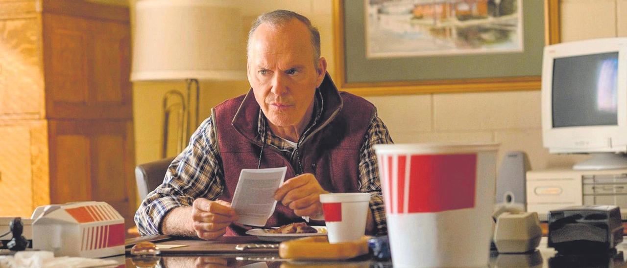 Michael Keaton en una de las escenas.