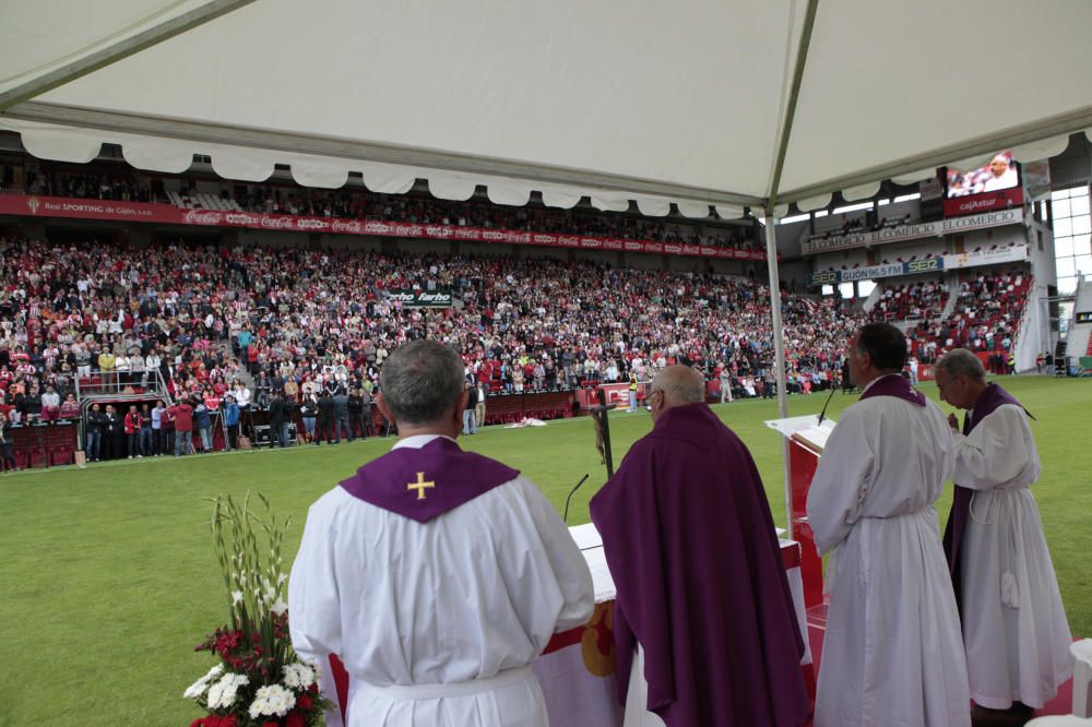 El padre Fueyo, un sportinguista como Dios manda