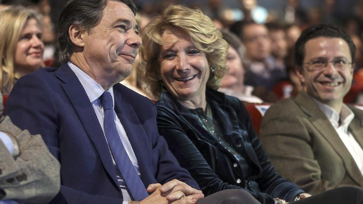 Esperanza Aguirre e Igancio Gonzaléz