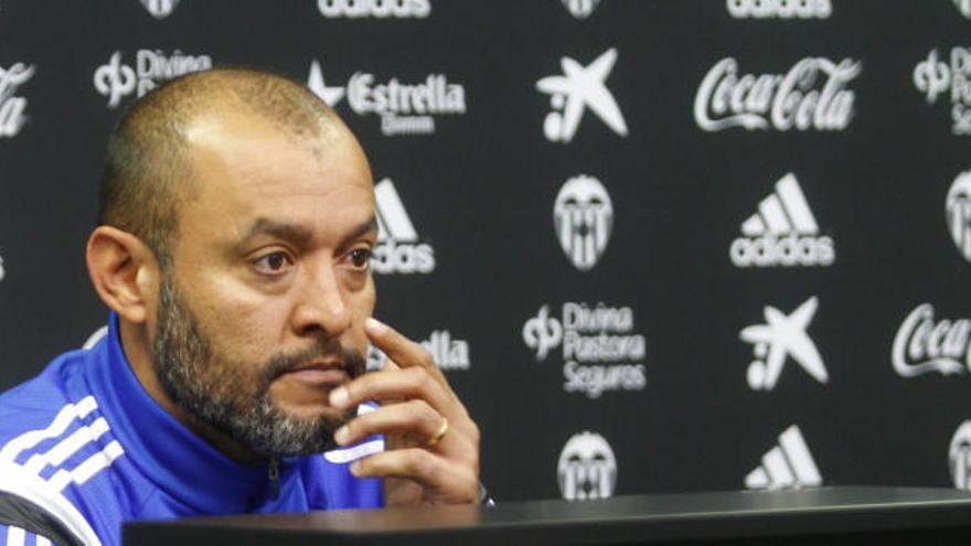 Nuno, en rueda de prensa tras su renovación