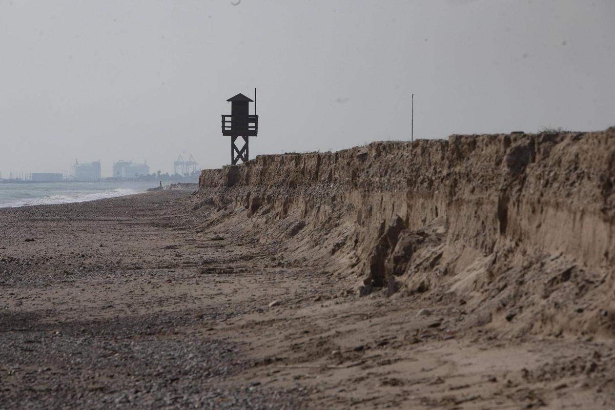 Playa del norte de Sagunt.