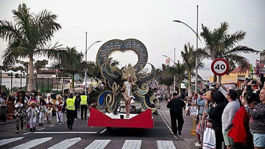 Imagen del coso del carnaval de Corralejo.