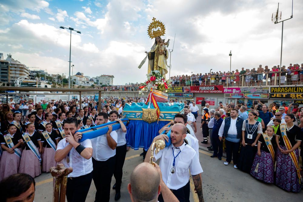 Devoción a la virgen del mar en Benidorm