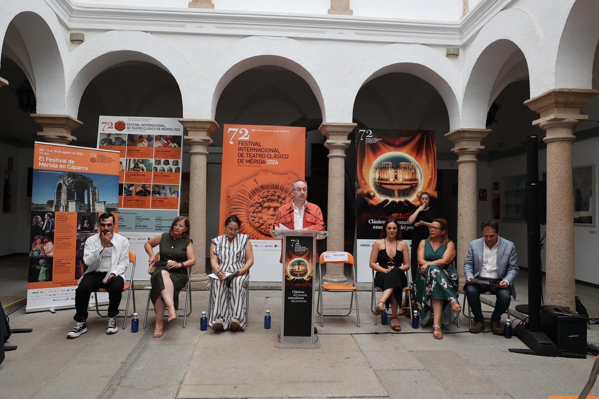 Presentación extensión de Cáparra del Festival de Teatro Clásico de Mérida.