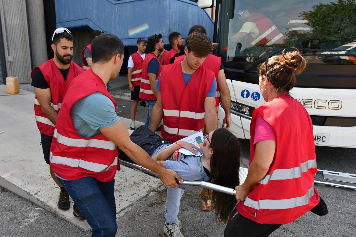 També s'han simulat evacuacions