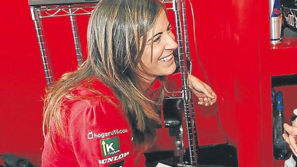 Amaia Arguiñano entró, de lleno, en el mundo de las motos