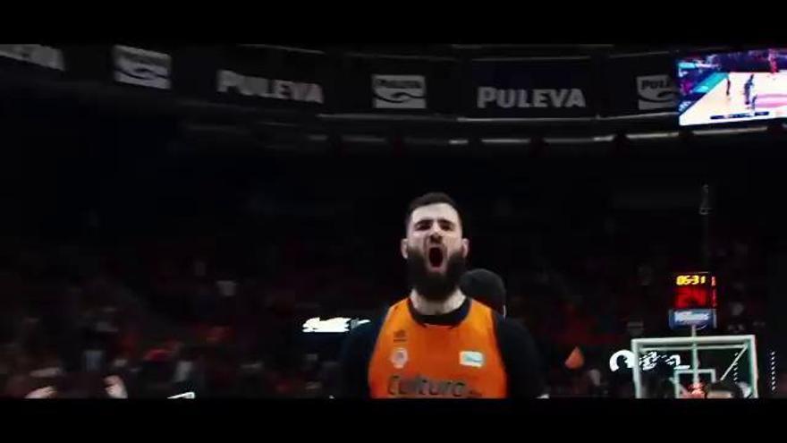 Vídeo promocional del Valencia Basket frente a Unicaja