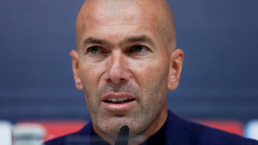 Zidane, avui en roda de premsa.