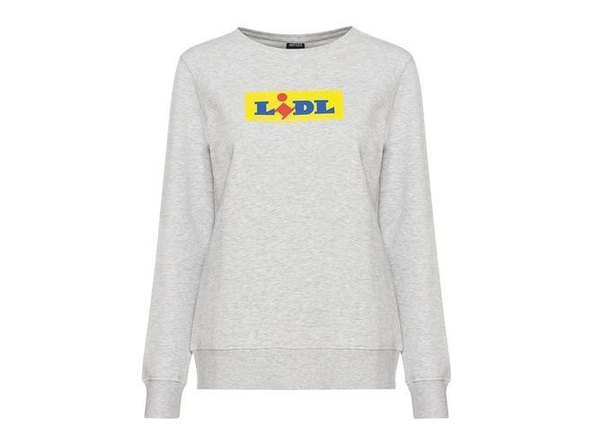 Sudadera de mujer de Lidl en algodón con logo de la marca