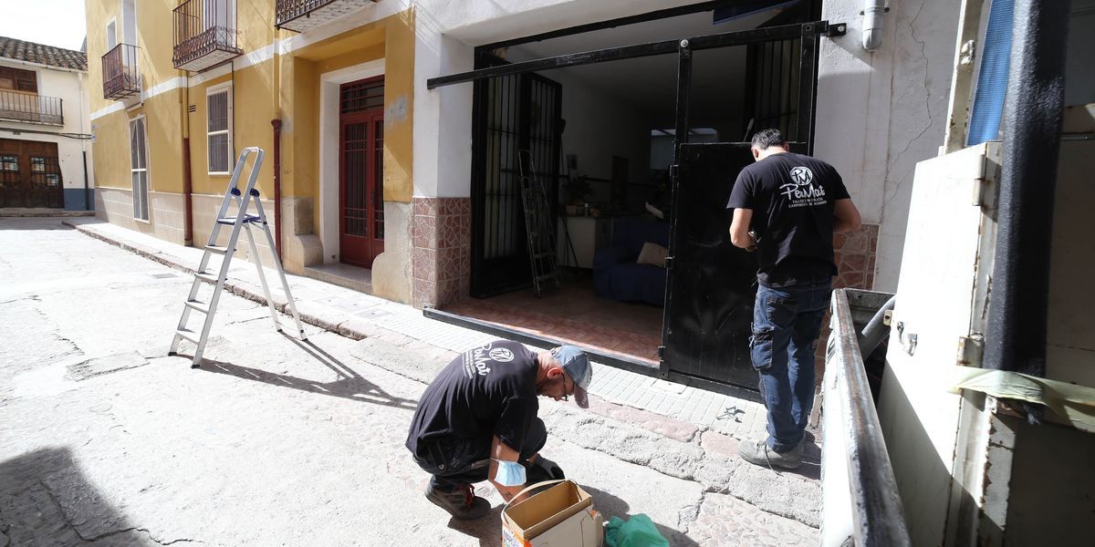 Almassora monta los cadafals para los 'bous al carrer'