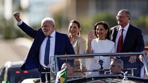 Luiz Inacio Lula da Silva takes office as Brazils President in Brasilia