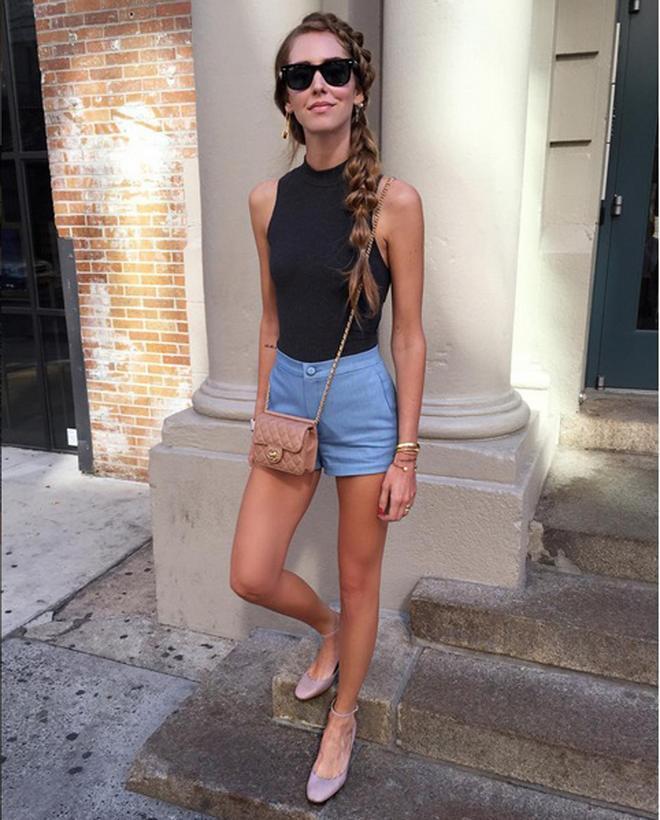 Los tops que todas queremos: Chiara Ferragni, top negro