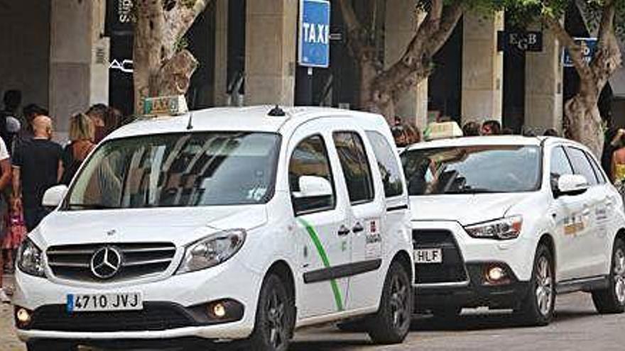 Imagen de archivo de la parada de taxis de Bartomeu de Rosselló.