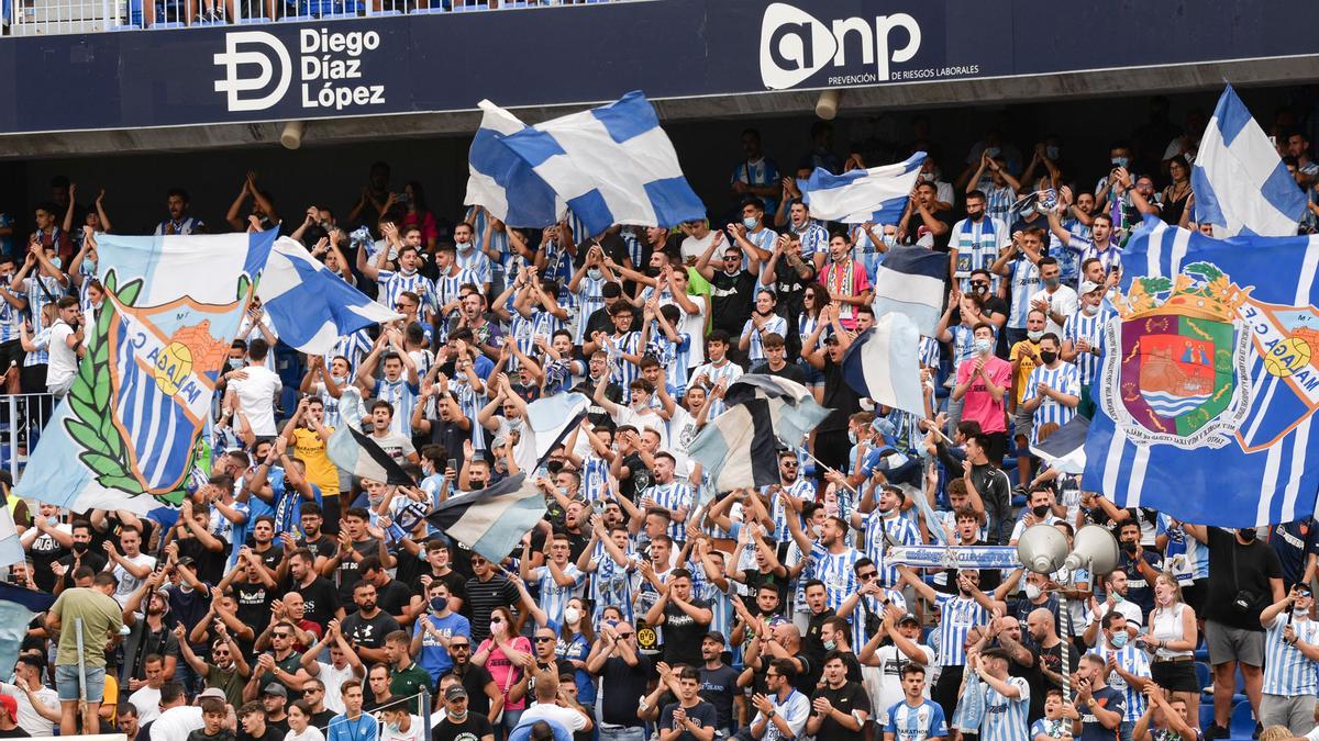 Las imágenes del Málaga CF - Fuenlabrada