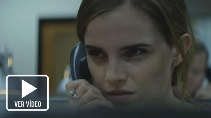 Emma Watson, asustada en &#039;The Circle&#039;.