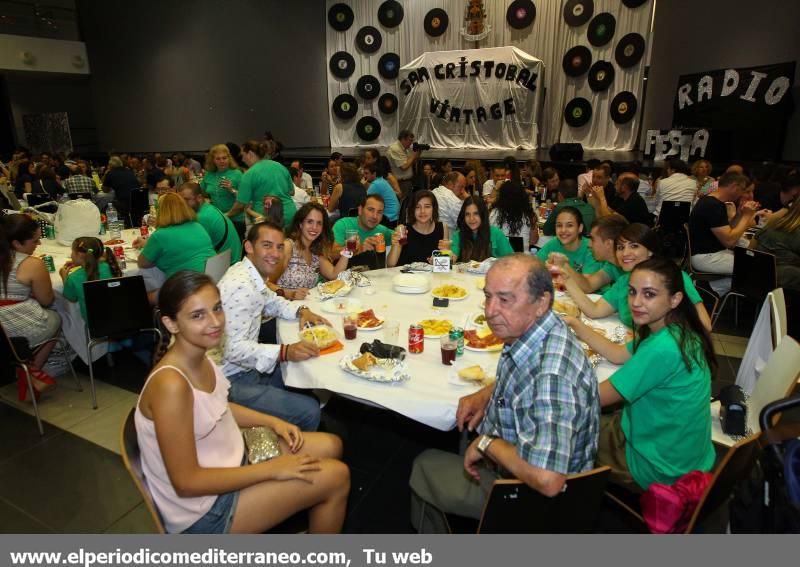 Cena popular de la gestora de gaiates en las Fiestas de San Cristóbal